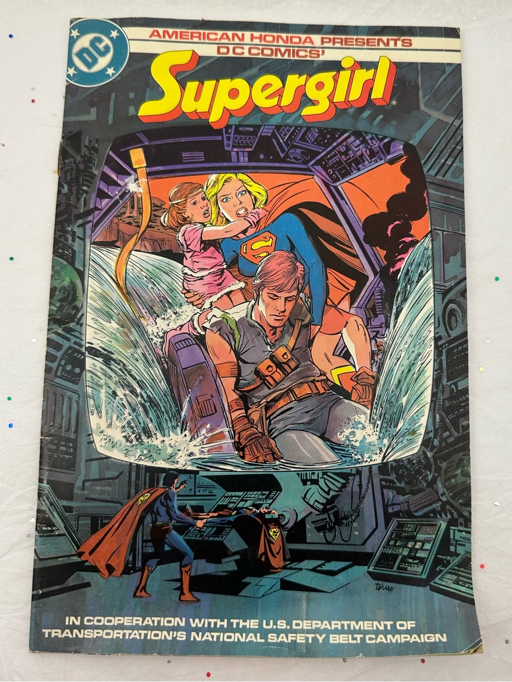Supergirl 1984 DC- Angelo Torres & Joe Orlando Art- American Honda Promo Comic